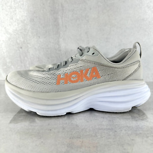 Hoka One Bondi 8 Women’s 8.5 B Running Shoes Gray Sneakers Athletic