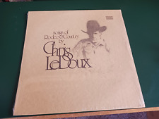 Rare Chris LeDoux Songs of Rodeo and Country 1974 Indie LP in Shrink Nice