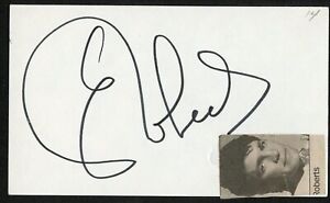 Eric Roberts signed autograph auto 3x5 Cut American Actor in King of the Gypsies