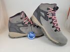 Columbia Newton Ridge Hiking Boots Women's Sz 10W Waterproof Shoes Gray Pink