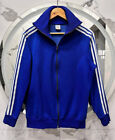 Adidas Vintage 70s 80s Blue Track Jacket Made In Austria Size S