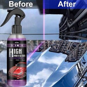 100ML 3 in 1 High Protection Quick Car Coat Ceramic Coating Spray Hydrophobic