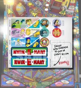 The Simpsons Pinball Party (TSPP) Target and Kwik-E-Mart Sign Decal Mod