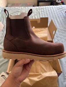 Red Wing Boots New Size 9D  Men's, Steel Toe, Slip Oil/Chemical Resistant