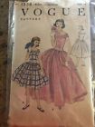 🌺 1955 VOGUE #1538 - LADIES OFF SHOULDER TWO LENGTH BALL GOWN PATTERN   14