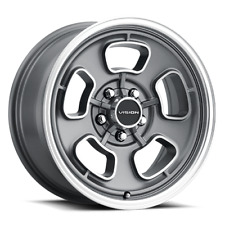New Listing4 New 15x8 Vision 148 Shift Grey Machined Face/Lip 5x139.7 5x5.5 ET0 Wheels