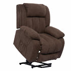 Power Lift Massage Recliner Chair for Elderly Heated fabric Recliner Ergonomic