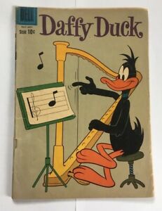 Daffy Duck HARP  #22 VG; Dell - July 1960 Daffy Duck / LYON & Healy Pedal Harp?