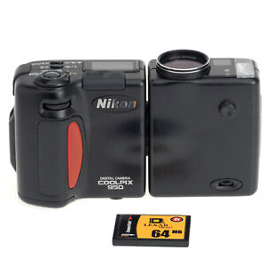 Nikon COOLPIX 950 2.0MP Digital Camera - Black with 64mb CF card include