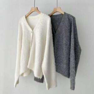 TOTEME Women V-neck Wool Cardigan Sweater