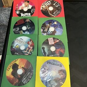 Lot of Eight Family 4K Movies/ NO CASES/LIKE NEW DISCS/ PLEASE SEE PICTURES