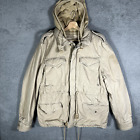 Ralph Lauren Denim & Supply Parka Field Jacket XL Heavy Hooded Coat Beige