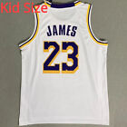Kid Size Throwback Los Angeles Mens #23 James Basketball Jersey Lebron Stitched