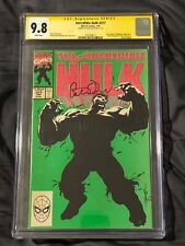 Incredible Hulk #377 1st Appearance Professor Hulk CGC 9.8 Signed Peter David