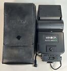 Minolta Auto Electroflash 360PX Tested Works Perfect W/ Manual Cable & Case