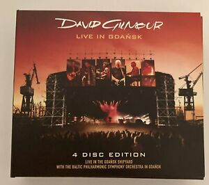 DAVID GILMOUR - LIVE IN GDANSK 4 DISC EDITION CD DVD An Island Album in 5.1 DTS