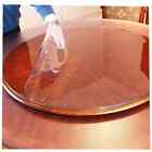 Round Transparent Soft Plastic PVC Tablecloth Waterproof Oilproof Desk Protector