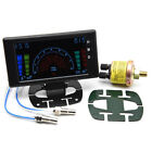 6 in 1 LCD Digital Car Dash Gauge Tachometer Volt RPM Water Temp Oil Temp Meter (For: Shelby)