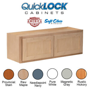 Quicklock RTA (Ready-to-Assemble) Microwave and Refrigerator Kitchen Cabinets