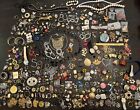 HUGE Lot of Over 450 Brooches Pins Earrings Jewelry Mixed lot Signed Vintage New