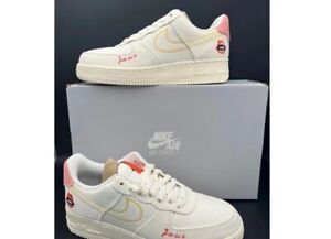 NEW Women's Size 6.5 W Nike Air Force 1 '07 White Sail Bleached Coral DQ7656-100
