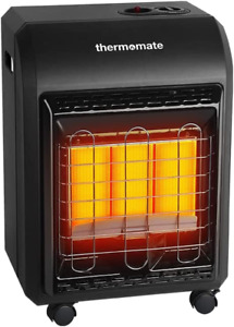 Thermomate Propane Radiant Heater, 18,000 BTU Portable LP Gas Heater with 3 Powe