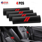 4X Red Safety Seat Belt Shoulder Pad Cover for Dodge Accessories Comfortable (For: 2013 Dodge Charger)