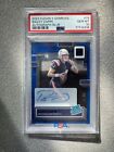 2022 Clearly Donruss Bailey Zappe RATED ROOKIE AUTO /99 PSA 10 BLUE Color Match