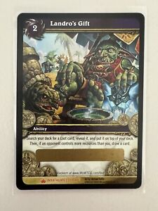 World of Warcraft TCG - Landro’s Gift Loot Card - Unscratched - Spectral Tiger!?