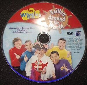 THE WIGGLES - SAILING AROUND­ THE WORLD - DVD Disk Only