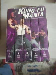 Vhs Collection. Kung-Fu Mania. 4 Pack Series Factory Sealed 1 Tape Opened