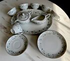 6 place Setting Of Tea/Dessert Dishes By Lucille Floral Pattern