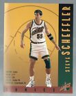 Steve Scheffler 1995-96 Seattle Sonics Team Card Over-sized 4 1/4 x 5 1/2