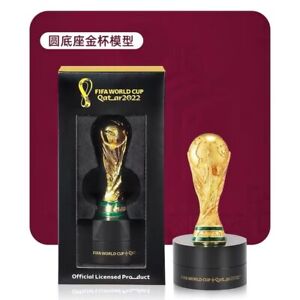Official authenti Qatar 2022 World Cup la'eeb World Cup Metal model With base B