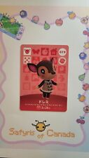 Fauna #019 Japanese (JP) Animal Crossing Amiibo Card Authentic Never Scanned