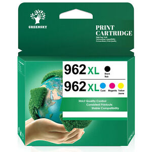 4PK Ink Cartridges For HP 962 962xl with HP Officejet Pro 9010 9015 9018 9020