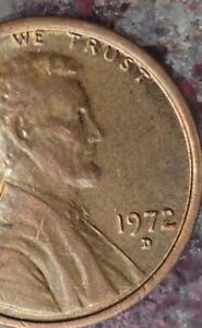 1972-D Lincoln Penny Double Die Obverse/Reverse (V-2))