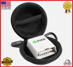Fixd Obd2 Bluetooth Car Diagnostic Tool Auto Health Monitor Device Case Only