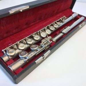 Muramatsu Flute Model 113 Silver Wind Instrument Vintage