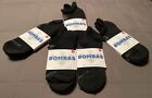 Lot Of 5 Pair BOMBAS Arch Support Ankle Socks Black Medium W: 8-10.5 M: 6-9 NWT