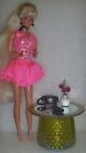 Glittery End / Night Table, Retro Phone +More  For Barbie, Doll House, or ?