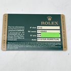 Rolex Genuine Sea Dweller 116660 Warranty Guarantee G serial 2012 C1210001