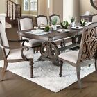 Traditional Rustic Natural Tone Dining Table