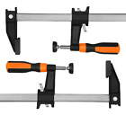 36-Inch Steel Bar Clamps with 2.5-Inch Throat and Micro-Adjustment Handle