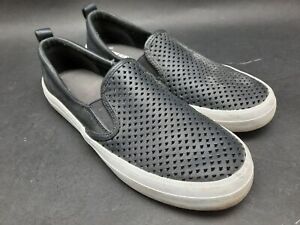 Uni-Sex Sperry Black Slip-On Shoes Sz 11