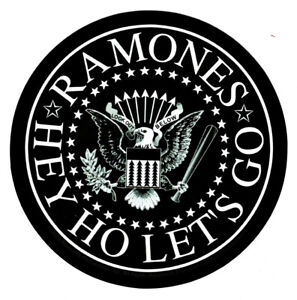 RAMONES, HEY HO LETS GO Sticker Decal Punk Rock Rock and Roll Classic Rock