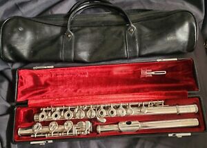 Yamaha 481 Silver .925 Flute inline G, B foot joint with cases