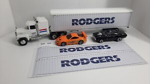 1/64th scale-Fast & the Furious -Rodgers Semi Trailer- set of 4 stickers !ONLY!
