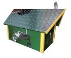 COUNTRY TRACTOR MAILBOX - Diamond Plate Green & Yellow Poly Mail Box Amish USA