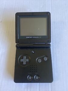 Nintendo Game Boy Advance SP Onyx Black Teated And Working -No Charger